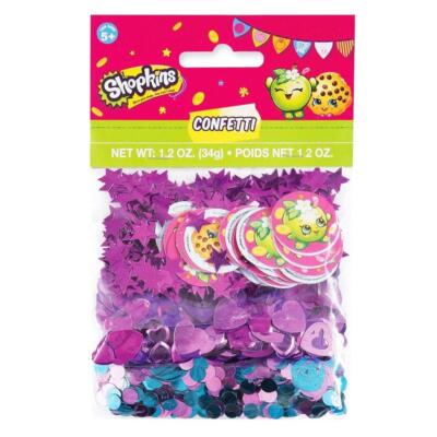 Shopkins Package of Confetti Birthday Party Decorations Supplies