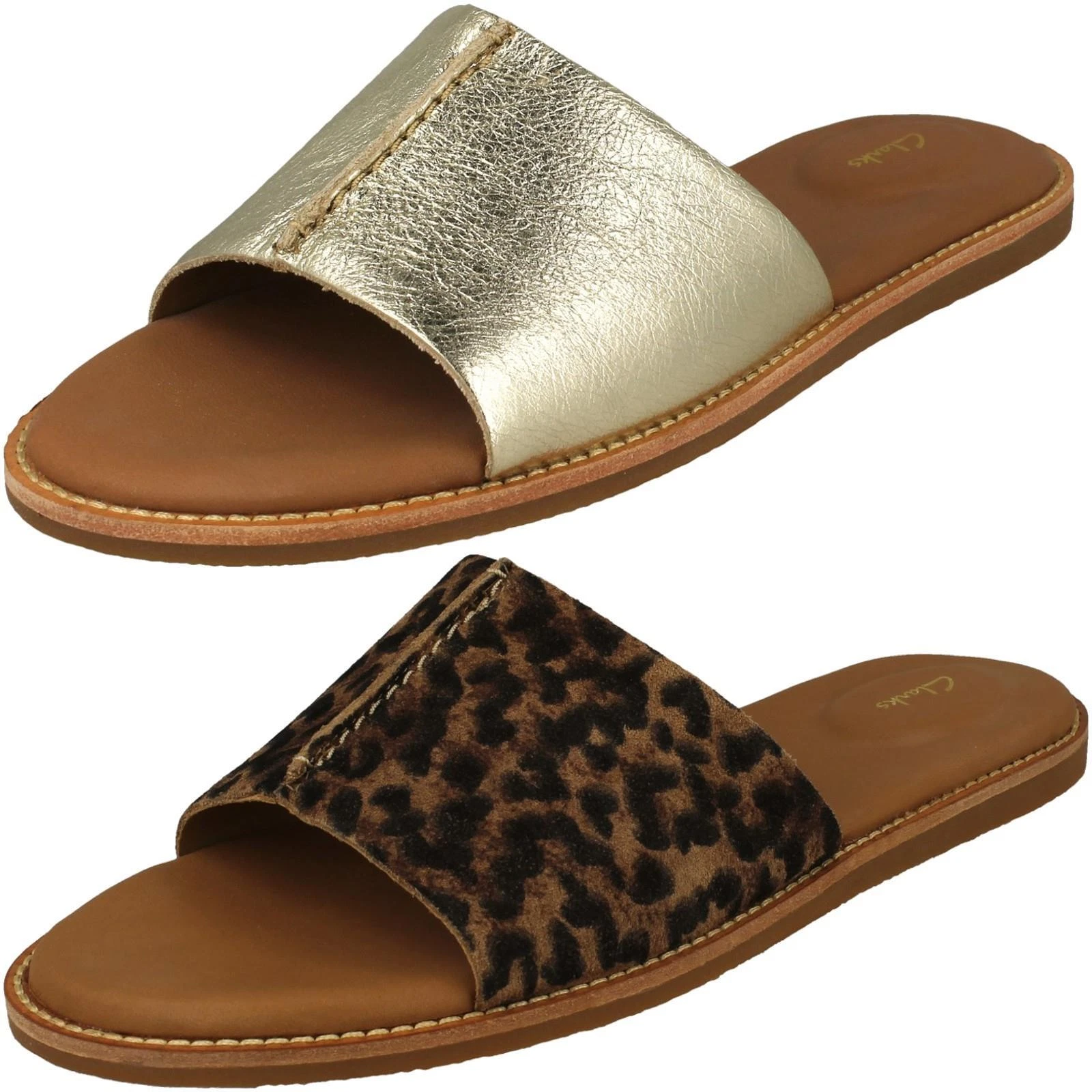 Sandali donna Clarks cuciti dettagli con cuciture mulo 'Karsea Mule'