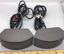 Vintage 2004 Bose Companion 5, Graphite Color Speakers Pair, 4 Pin Square