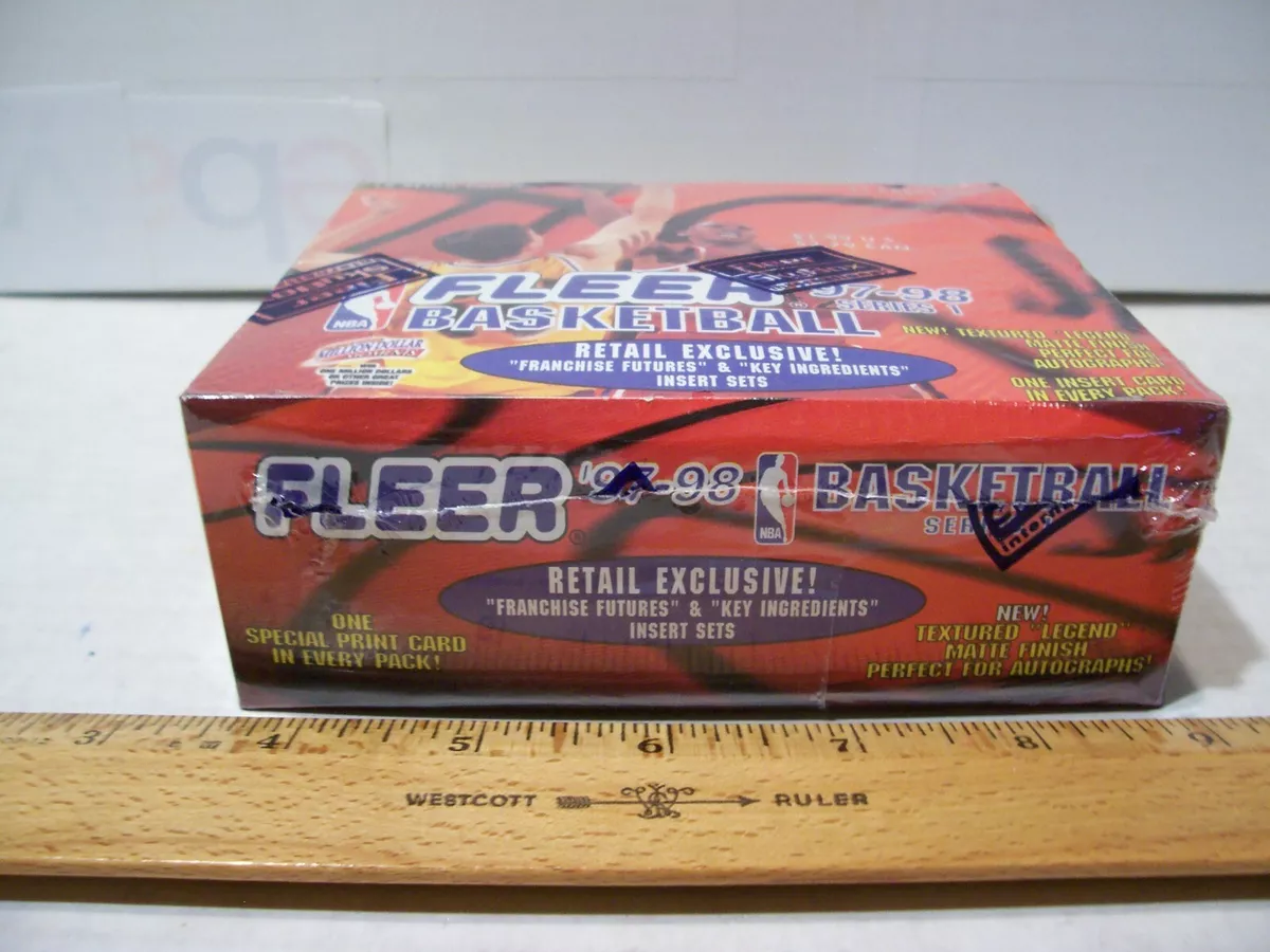 1997-98 FLEER BASKETBALL SERIES 1 FACTORY SEALED RETAIL BOX MINT