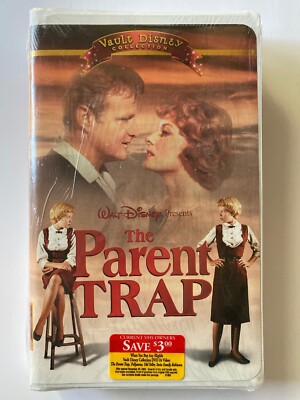The Parent Trap VHS 1961 Walt Disney Rare OOP Vintage Brand New! Factory Sealed!