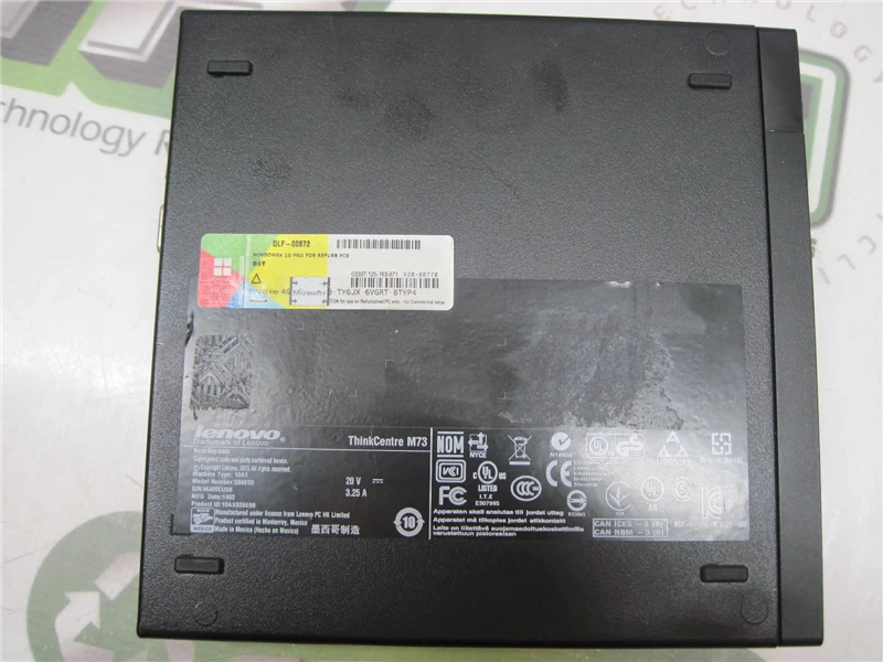 Lenovo ThinkCentre M73, Intel Pentium G3220T 2.6GHz, 8GB RAM, No HDD/SSD - Image 3 of 4