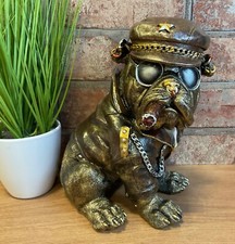 Shudehill Giftware Dudes Biker Bulldog Ornament Figurine JD345951
