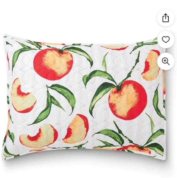 Twin - Mainstays Peaches Reversible Quilt Blanket Set w/ Tote, 3 Pieces - Image 3 of 4