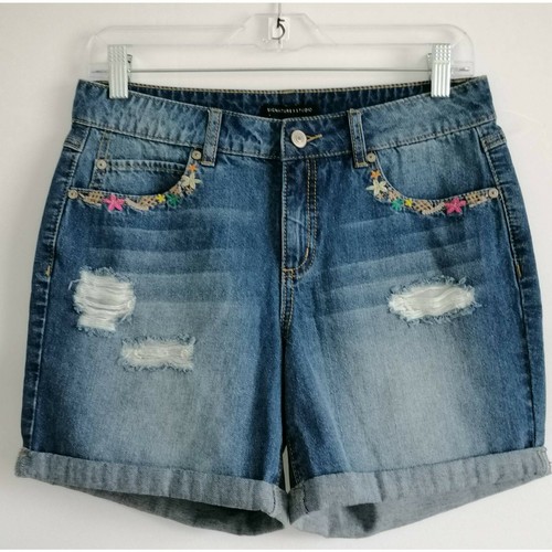 Signature Studio Womens Jean Shorts 