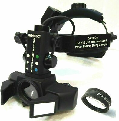 Zaiss Cordless ophthalmic binocular indirect ophthalmoscope with 20d lens