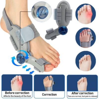Hailicare Adjustable Bunion Fix Toe Valgus Corrector Big Toe Straightener Unisex