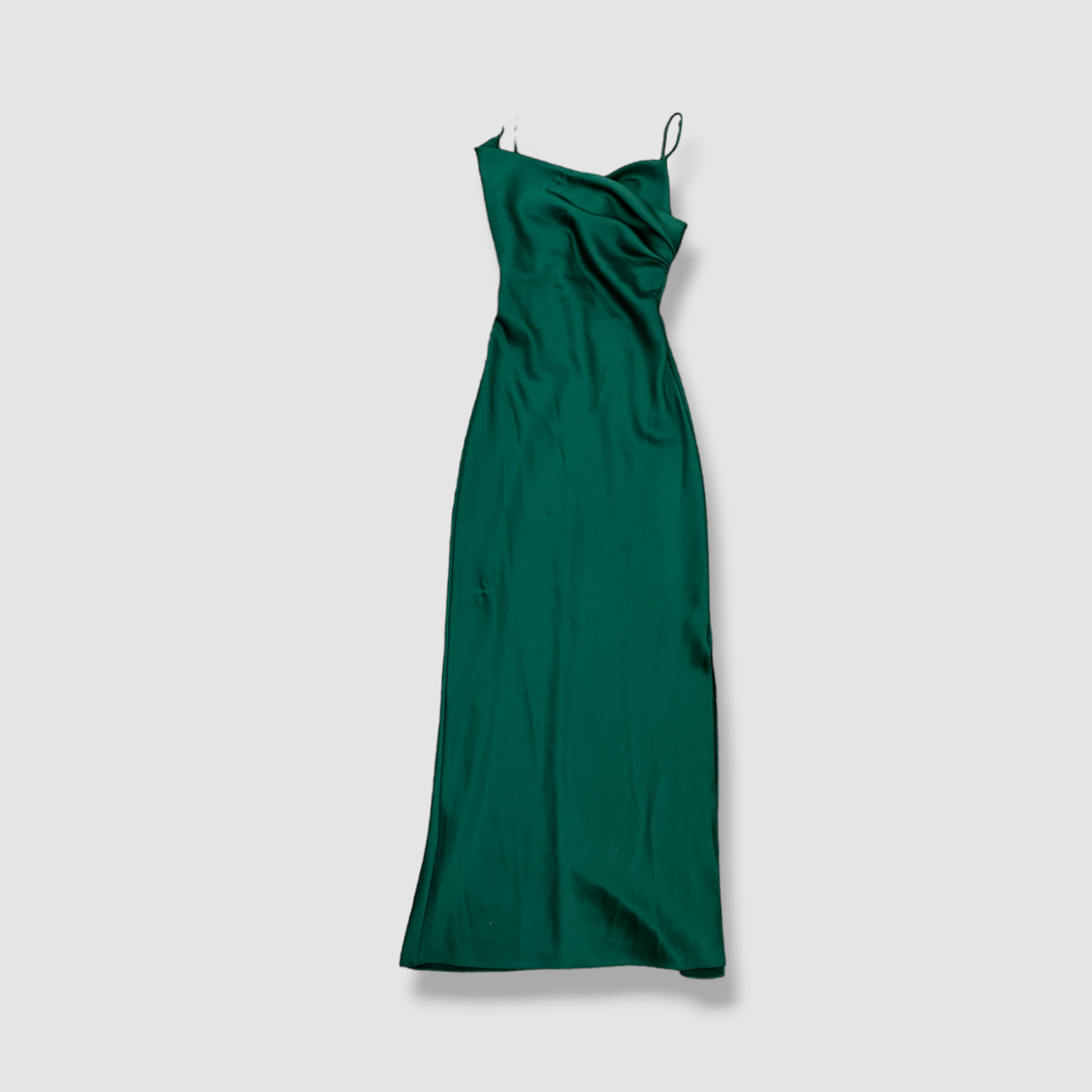 $1250 Rasario Women's Green Ruched Sleeveless Bodycon Dress Size 34 | eBay