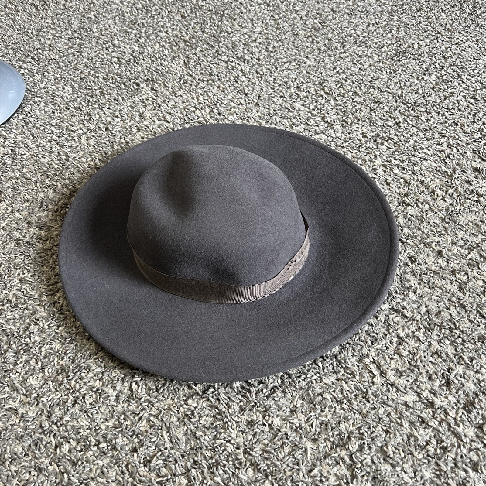 Goorin Bros The Doctor Fedora Hat Adult M Gray 100percent Wool Bow Logo USA NEW image 4