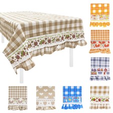 Tovaglia Tavola Picnic Copritavola con Volant Country Fantasia a Quadri