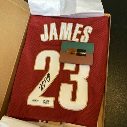 2003-04 LeBron James Game Used Cleveland Cavaliers Rookie Season Road –  Heartland Sports Memorabilia