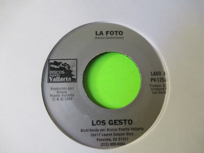 LOS GESTO LA FOTO / MIZACATECAS 7'' 45 LATIN