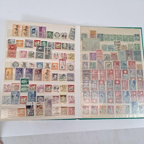 Vintage Stamp Book full of antique stamps many key countries 1940s etc