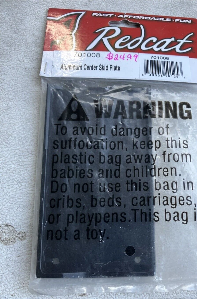 701008 REDCAT Aluminum Center Skid Plate, for Dukono, Dukono PRO - Image 2 of 4