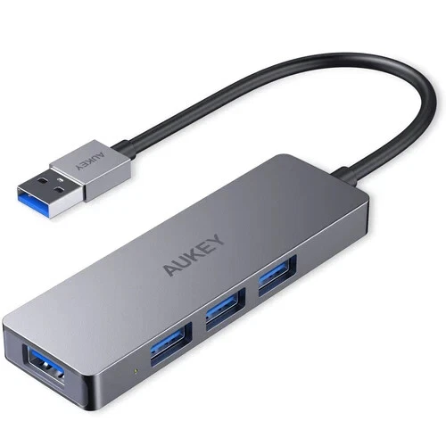 Aukey CB-H36 4 منافذ USB A 3.0 Hub Superspeed نقل البيانات جديد