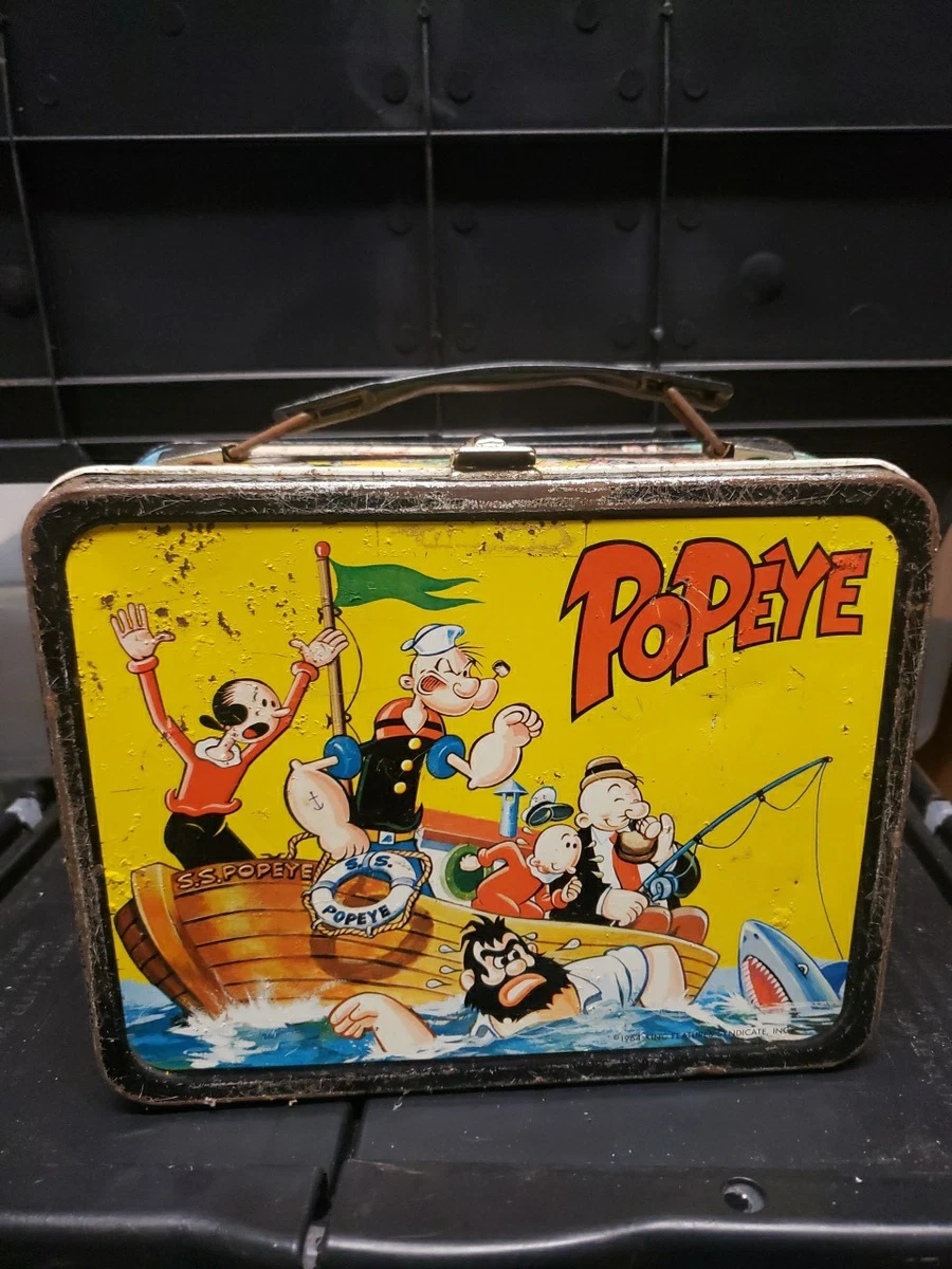 Popeye Lunch Box Indiana Collectible Metal Lunchboxes (Pre-1970