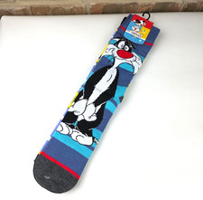 New Looney Tunes Tweety Bird and Sylvester the Cat Socks 2 Pairs Mens Size 8-12
