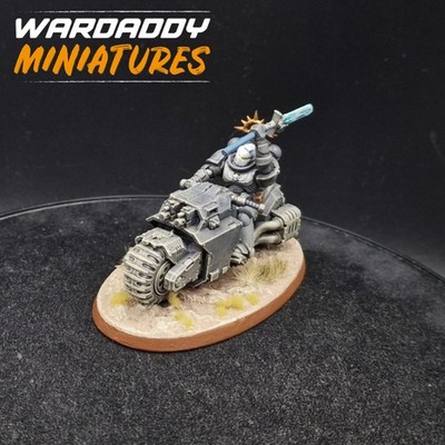 Pro Painted Warhammer 40k Primaris captain on bike Games workshop