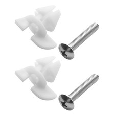 2 Pack Toilet Seat Screws Bolts for Kohler 1133024 Hardware Pack Non-Slip