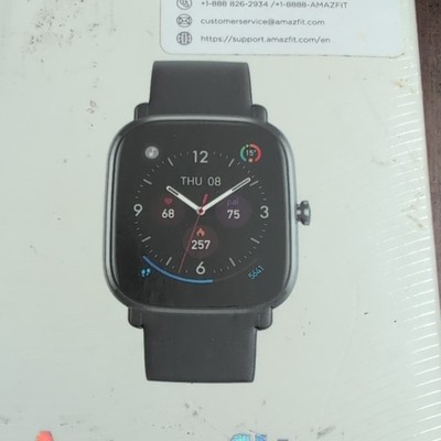 Amazfit GTS 2 mini Meteor Black Bluetooth Smartwatch 4GB 42mm iOS Android