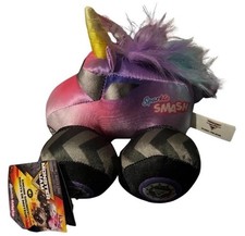 Monster Jam Trucks SPARKLE SMASH Plush 7in Truck with Engine Sounds