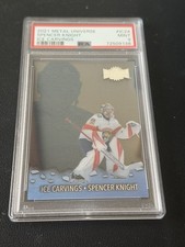 2021 metal universe spencer knight ice carvings psa 9 