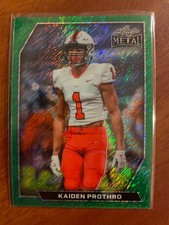 KAIDEN PROTHRO - 2026 Leaf Metal Football #113 #d 1/3
