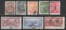 Greece 1906 2 nd olympic games 8 values Vl. 198 / 204 - 207 as shown on scan