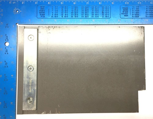 Unbranded 9-5/16" x 6-5/16" Heater Plate 0420-0554 (0420-0506-1) USED - Picture 4 of 4