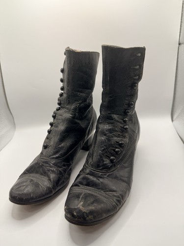 Authentic Vintage Grover Soft Shoes Button Boots – MadeStoneham, Massachusetts,