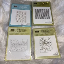 4 Stampin Up! Big Shot Textured Impressions Embossing Folder - All Included
