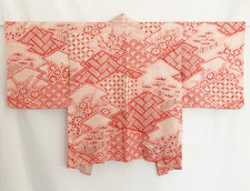 RARE Vintage Kimono Silk Haori - Japan Authentic