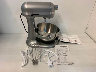 KitchenAid KSM55 5.5 Quart Bowl Lift Stand Mixer Contour Silver (KSM55SXXXCU)