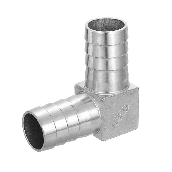 32Mm Schlauchstutzen 90 Grad Rohrverschraubung, 304 Edelstahl L-Winkel Adapter-image