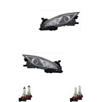 Scheinwerfer Set Rechts & Links H11 H9 FüR Mazda 6 Kombi GH Inkl. Osram Lampen
