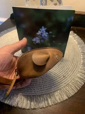 Genuine Cute Soft Leather 3D Mouse Coin Wallet Change Purse with Zipper