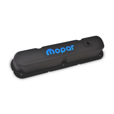 Proform 440-751, Pair Valve Cover for Mopar Logo SB Mopar Tall Baffled Steel