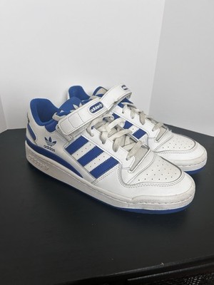 Adidas Shoes Mens Size 10 Royal Blue White Forum Low FY7756 Sneakers No  Insoles