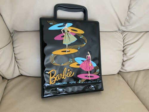 Vintage Mattel Barbie Doll Record Tote, Blank Index, Handles MINT Dated 1961 - Picture 6 of 17