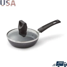 Nonstick Fry Pan Covered Egg Cooker Even Heat Base Dishwasher Safe Cooking Tool