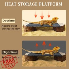 Bearded Dragon Basking Platform Slate Stone Reptile Hide