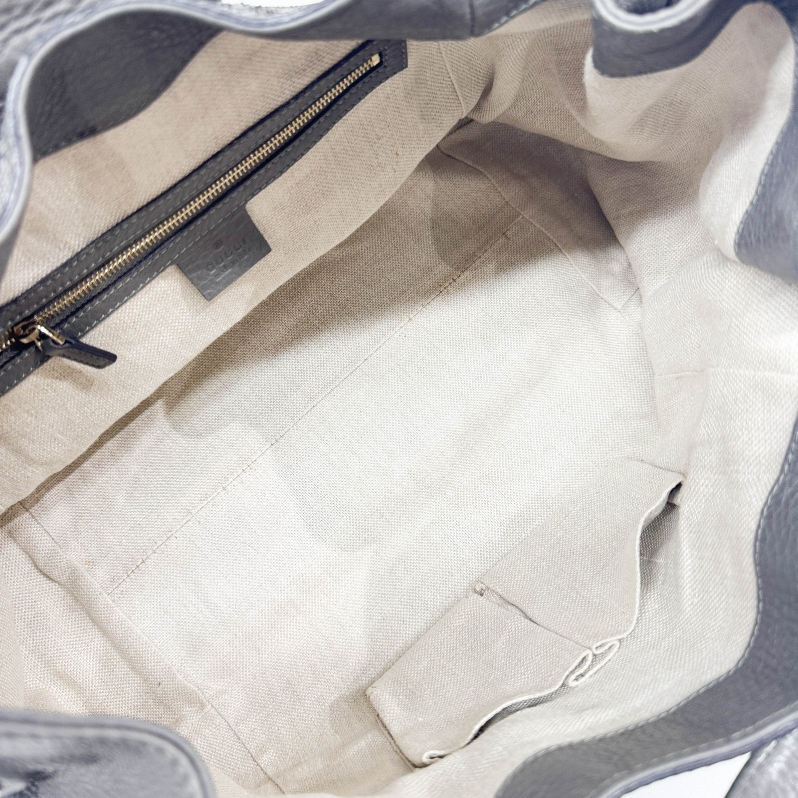 GUCCI Stirrup Brown Python Embossed Leather Shoul… - image 16