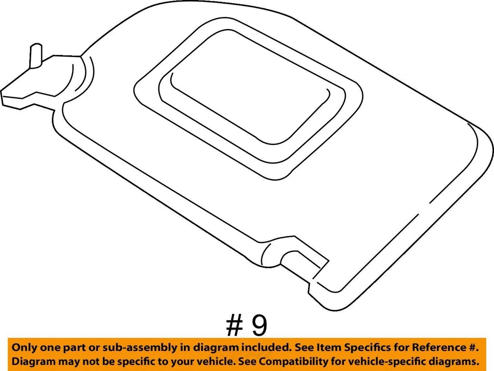 18 19 20 FORD ECOSPORT Sun Visor Left Foto 4 de 4