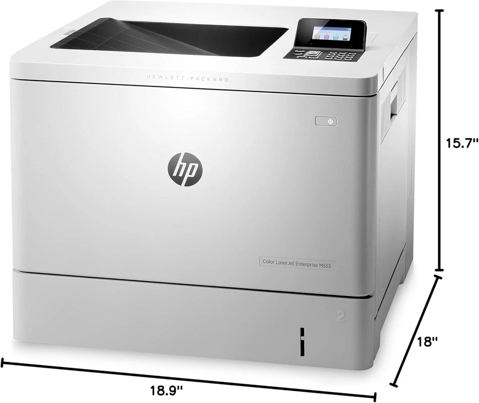 HP Color LaserJet Enterprise M553 Network Laser Printer With Toner TESTED 40ppm - Image 3 of 4