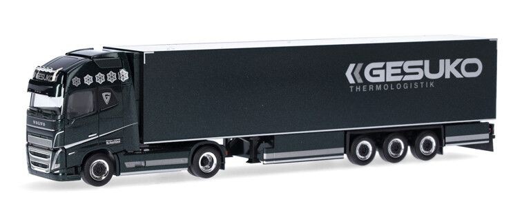 Camion Volvo FH 16 1/87 Herpa, idéal pour diorama logistique et vitrine