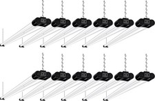 4-20PACK 4FT LED SHOP LIGHT 6500K Daylight Fixture Utility Ceiling Lights Garage