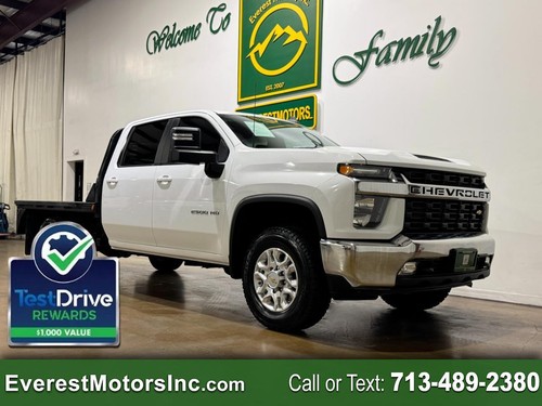 2022 Chevrolet Silverado 2500HD LT 4X4 CREWCAB 9FT FLATBED 6.6L DIESEL 1OWNER