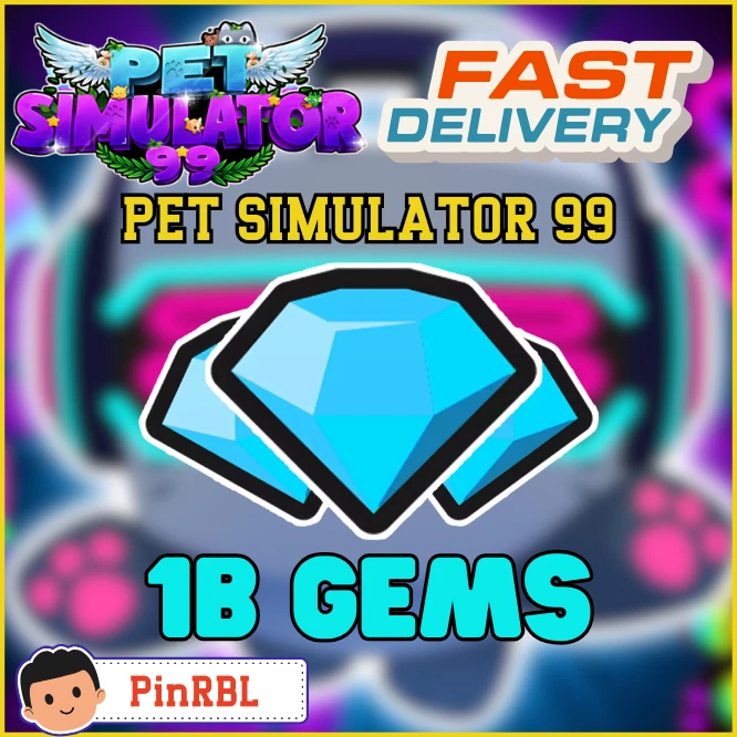 1B Gems Pet Simulator 99 | PS99 | Quick Delivery