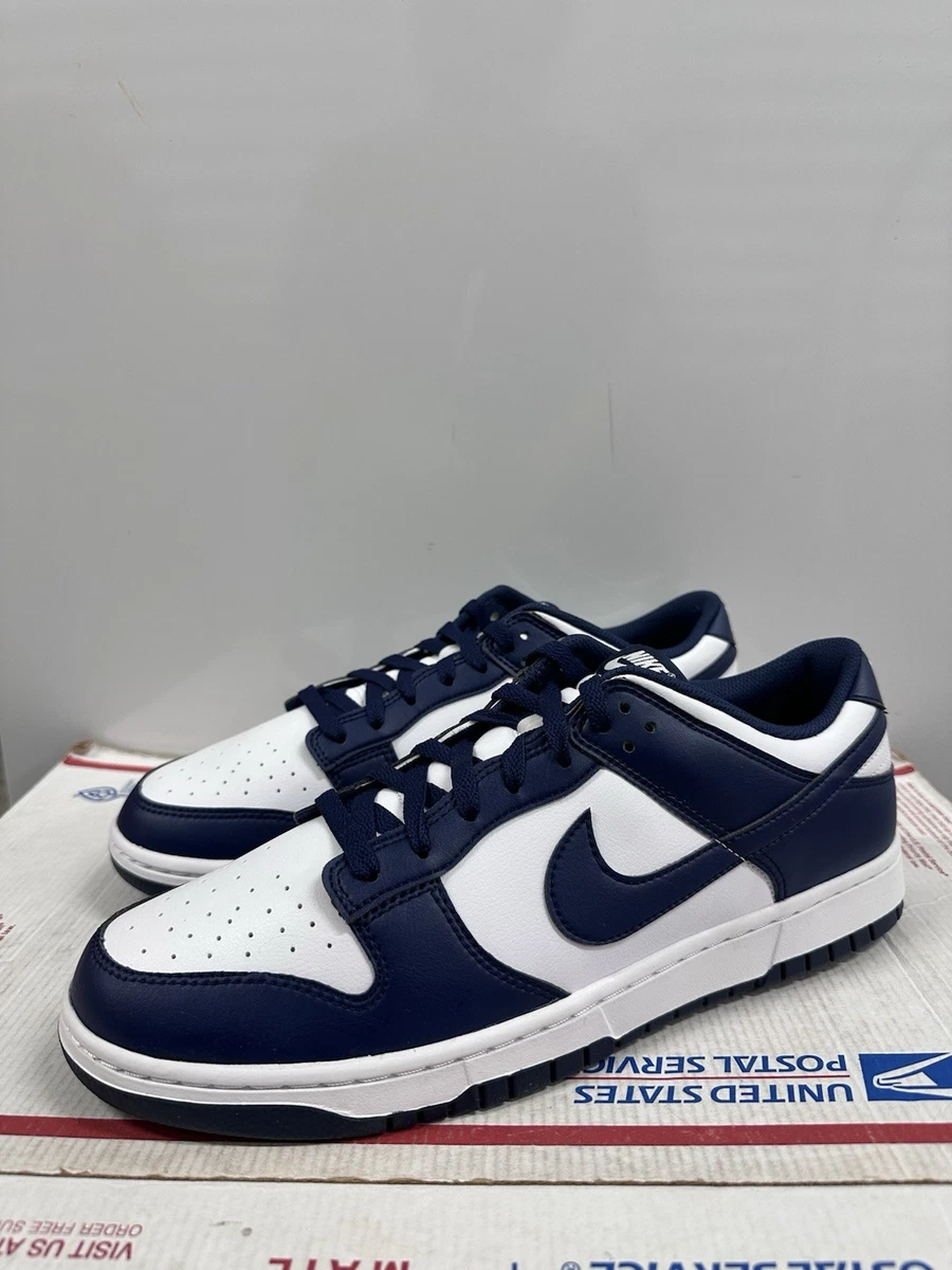 Nike Dunk Low White Midnight Navy for Sale | Authenticity