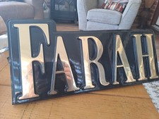 Farah Ex Shop Retail Sales Sign Large